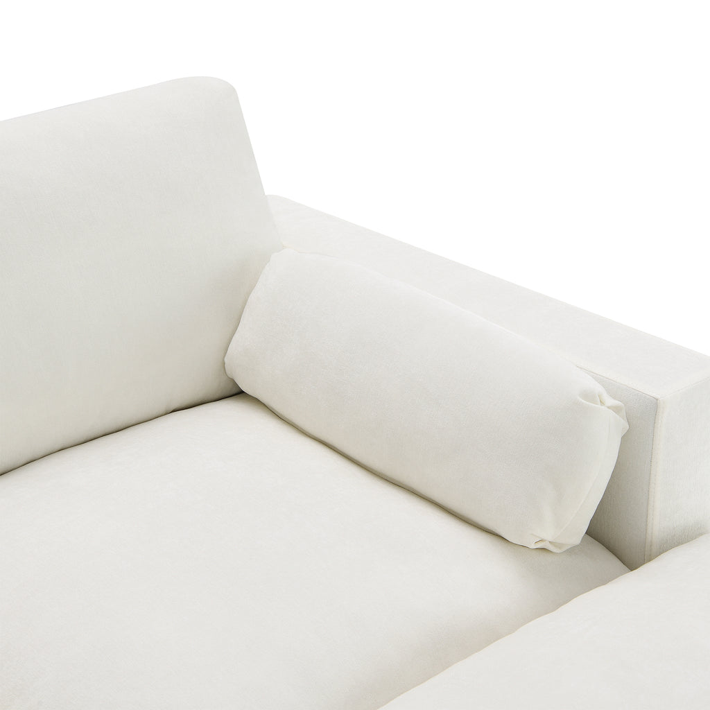 [VIDEO]86.5'' Chenille Modular Sectional Sofa with Storage Pockets, 5 Seat U Shaped Couch Set with Pillows,Free Combination,Modern Cloud Sofa with 2 Movable Ottoman for Living Room,Apartment,3 Colors