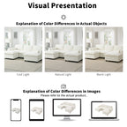 [VIDEO]86.5'' Chenille Modular Sectional Sofa with Storage Pockets, 5 Seat U Shaped Couch Set with Pillows,Free Combination,Modern Cloud Sofa with 2 Movable Ottoman for Living Room,Apartment,3 Colors