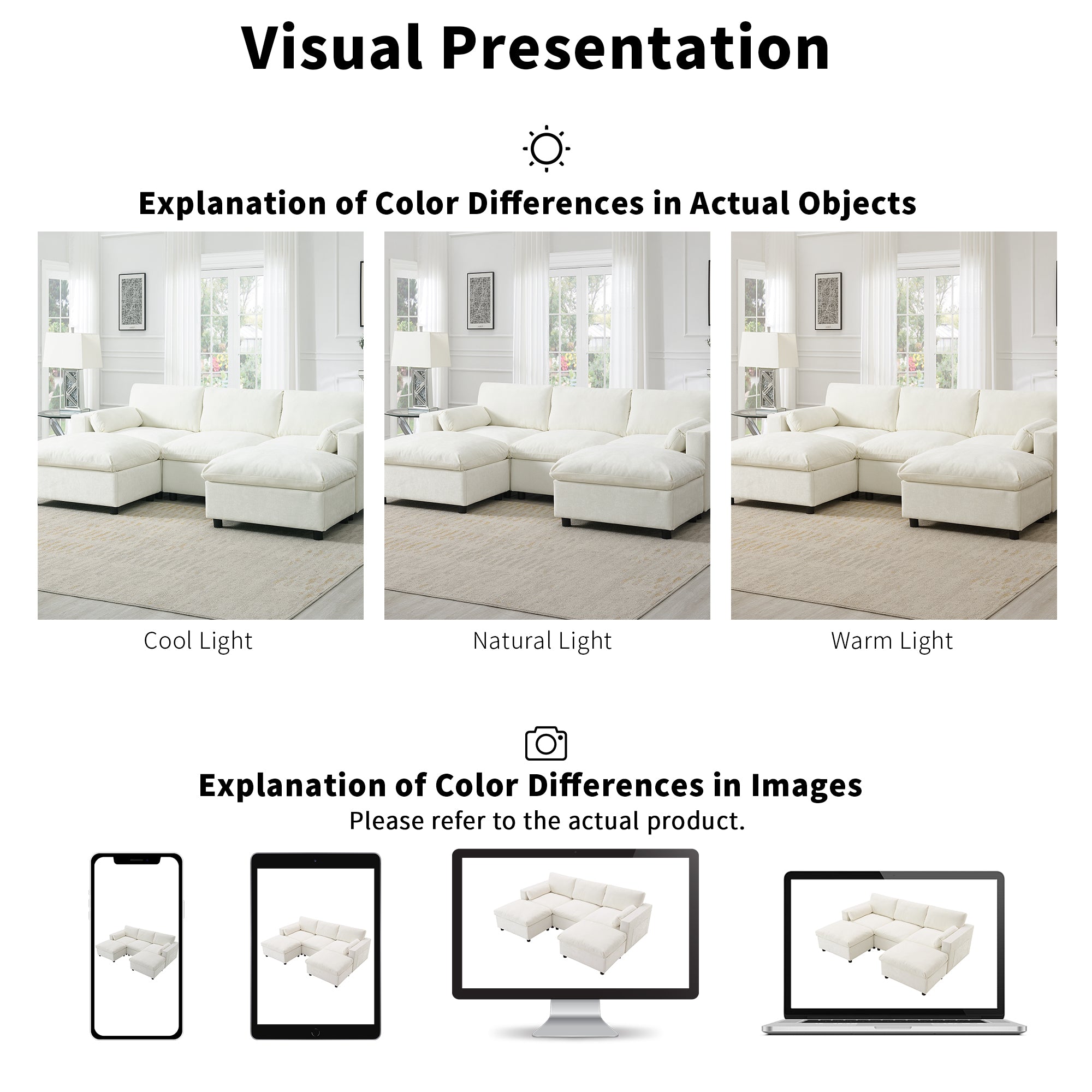 [VIDEO]86.5'' Chenille Modular Sectional Sofa with Storage Pockets, 5 Seat U Shaped Couch Set with Pillows,Free Combination,Modern Cloud Sofa with 2 Movable Ottoman for Living Room,Apartment,3 Colors