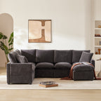 26*26' Ottoman Module for Modular Sectional Sofa,Wide Seat,Chenille,2 Colors