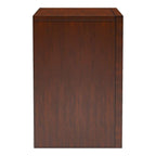 Cherry Color Simple Contemporary 1pc Nightstand Solid wood Bedside Table Knob Pulls 2-Drawers Bedside Table