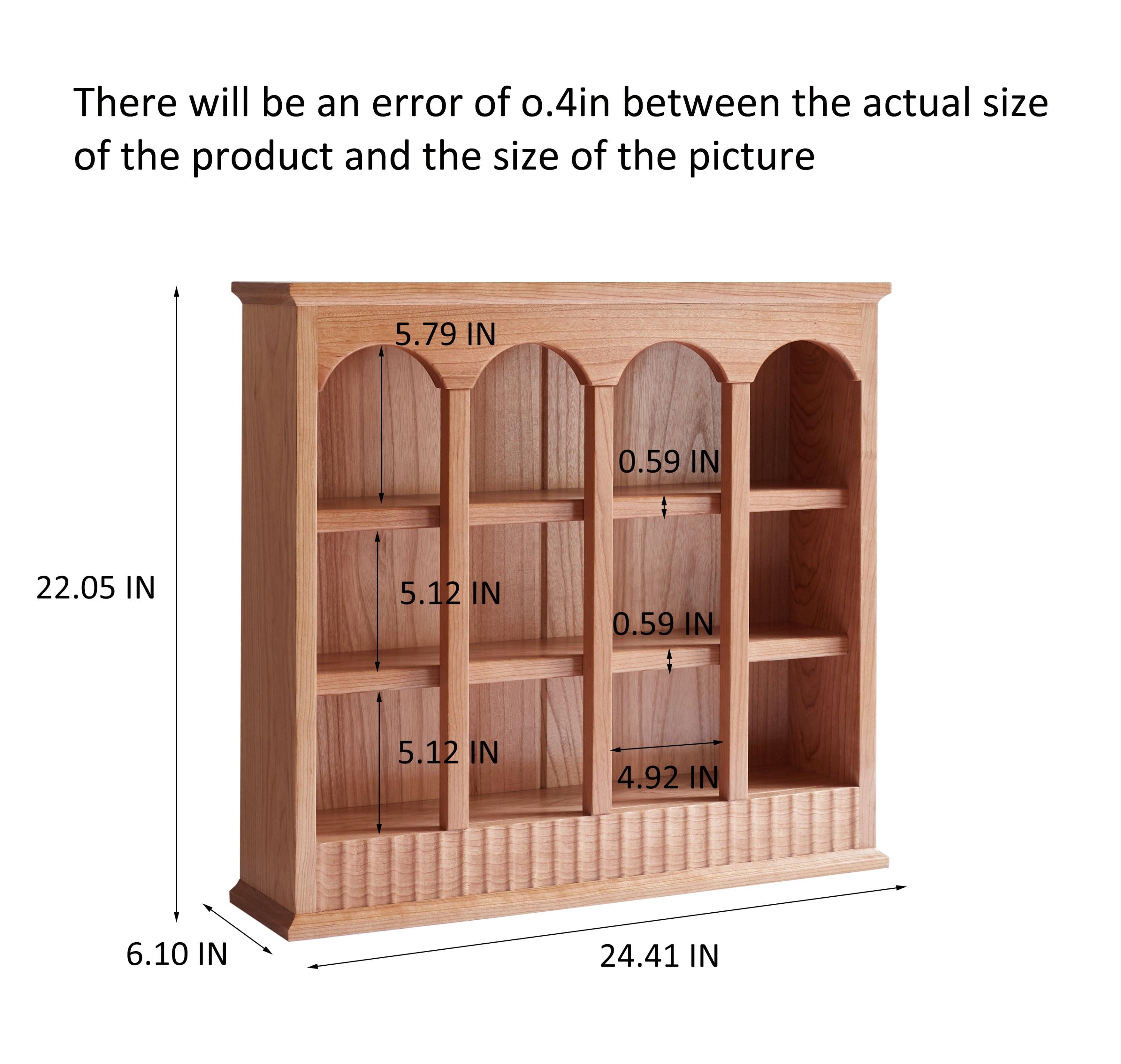 Cherry Wood Solid Storage Rack For Kitchen Dining.