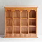 Cherry Wood Solid Storage Rack For Kitchen Dining.