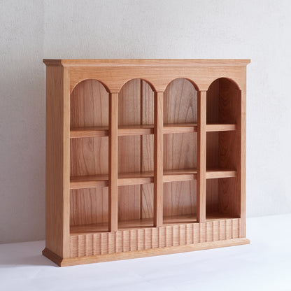 North America A Grade Cherry One Piece Solid Wood Storage Rack Simple European Style Solid Wood Kitchen Table Cup Holder For Home