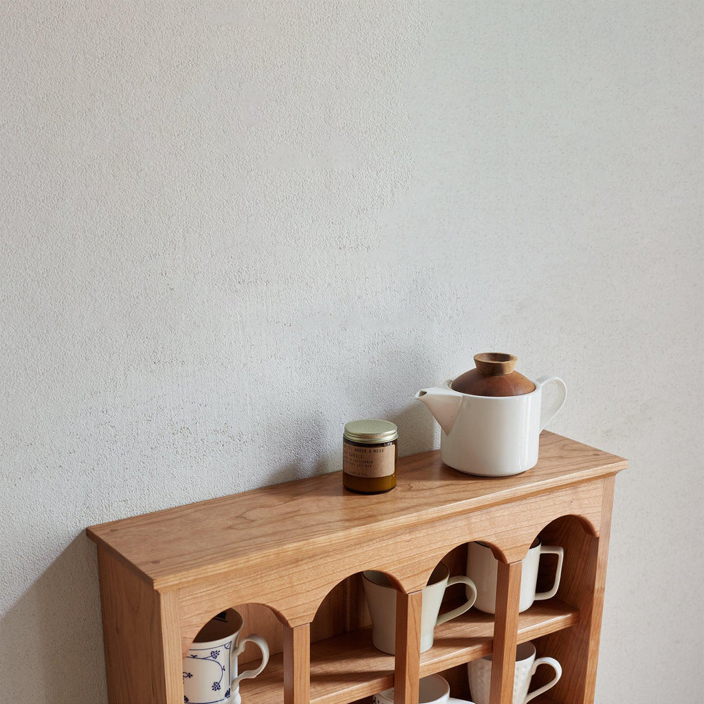 Cherry Wood Solid Storage Rack For Kitchen Dining.