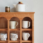Cherry Wood Solid Storage Rack For Kitchen Dining.