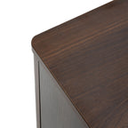 Functional 4-Door TV Cabinet – 2 Storage Spaces, Adjustable Shelves, Ideal for Living Room Organization, Chestnut