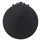 36" x 39" Classic Design Mirror with Round Shape and Baroque Inspired Frame for Bathroom, Entryway Console Lean Against Wall - Groovy Boardz