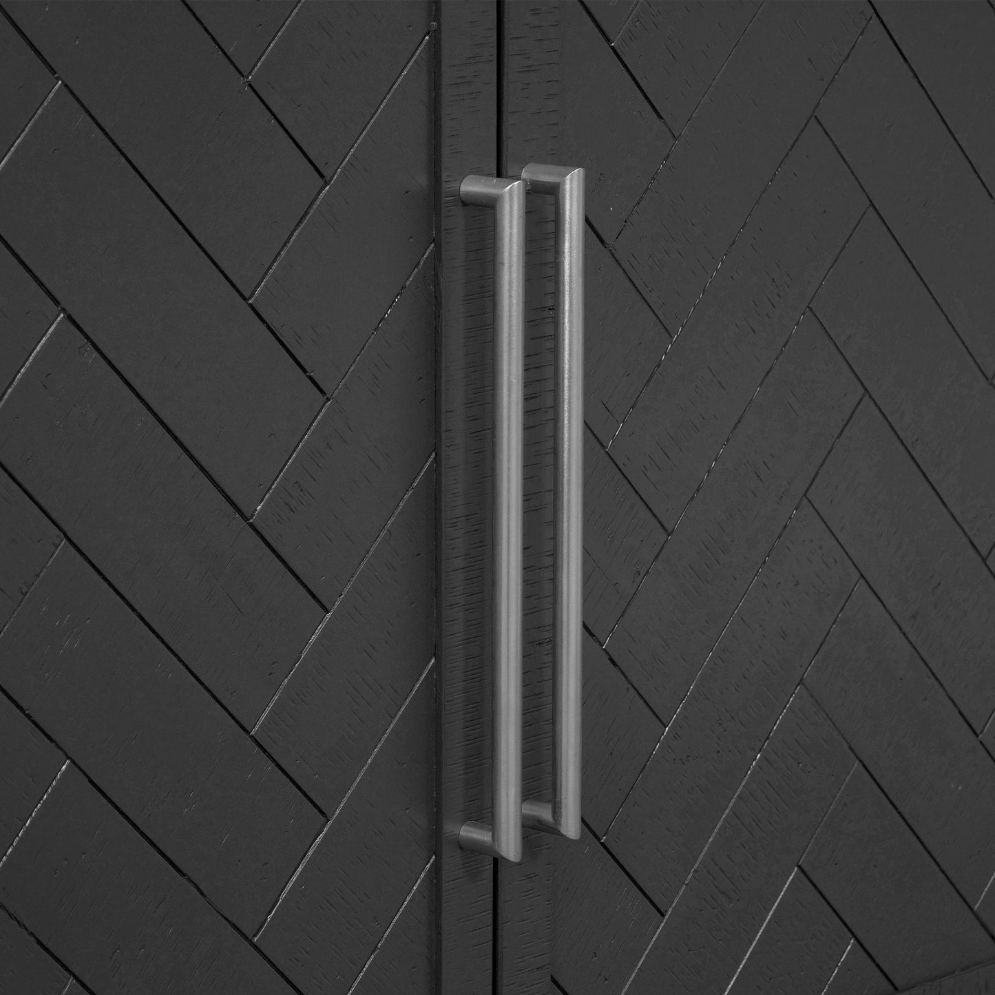 U_Style Designed Storage Cabinet Sideboard with MDF+Pine veneer , Adjustable Shelves, Suitable for Living Rooms, Entrance and Study Rooms.