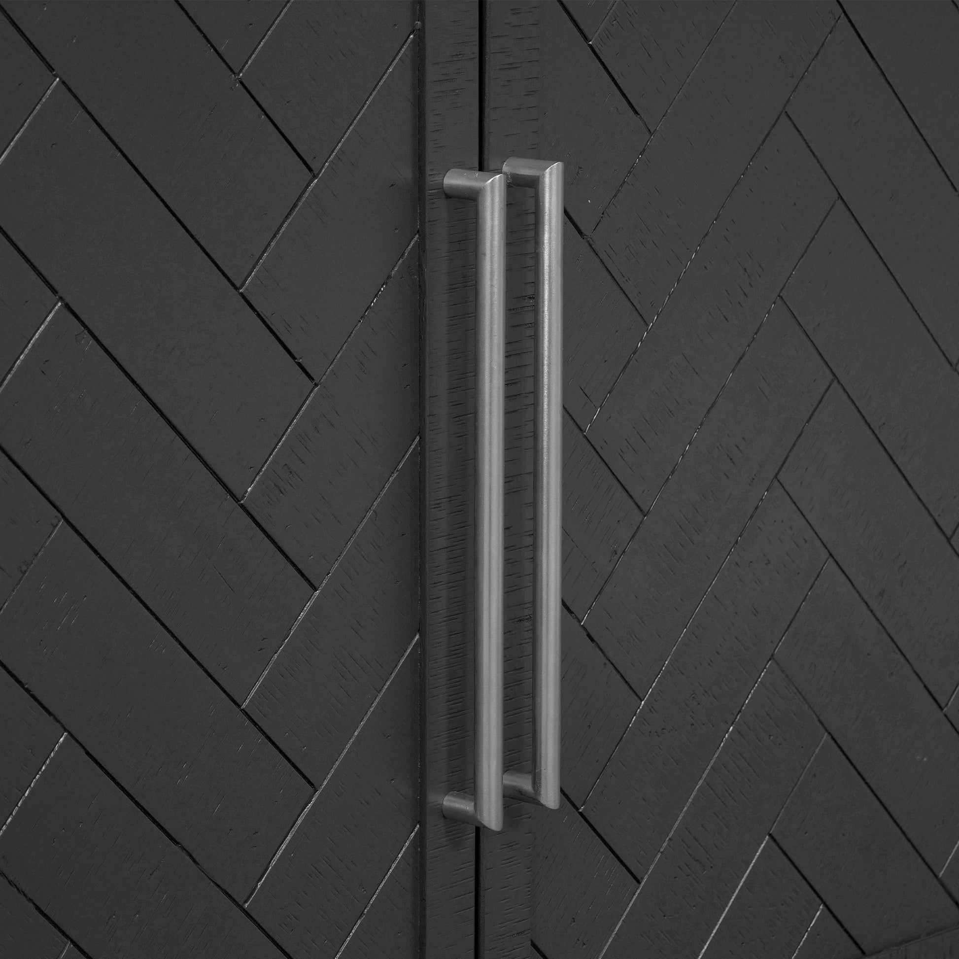 U_Style Designed Storage Cabinet Sideboard with MDF+Pine veneer , Adjustable Shelves, Suitable for Living Rooms, Entrance and Study Rooms.