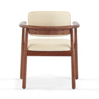 2 - Pack Dining Room Chairs, Sturdy Rubber Wood, Comfortable PU Foam Seat, Ideal for Home & Kitchen