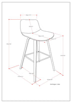 Harvard Bentwood Counter/ Bar Height Stool (Set of 2)
