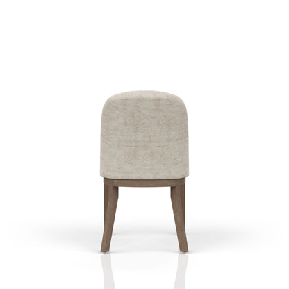 Cocoa and Ivory Shelter Upholstered Chair Set of 2