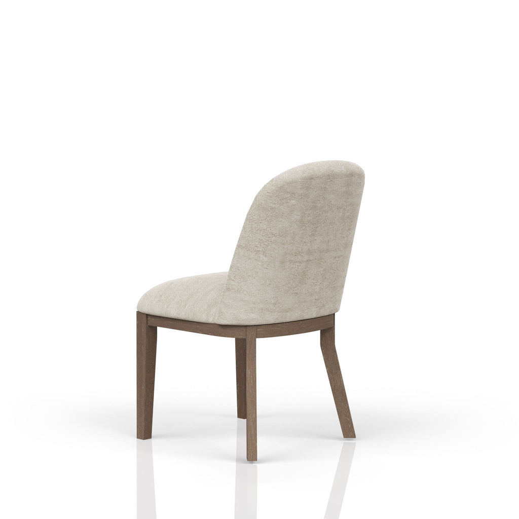 Cocoa and Ivory Shelter Upholstered Chair Set of 2