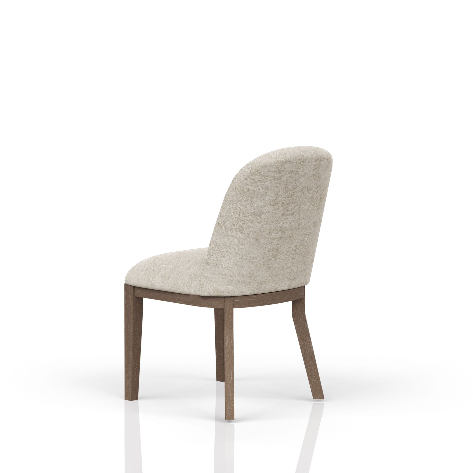 Cocoa and Ivory Shelter Upholstered Chair Set of 2