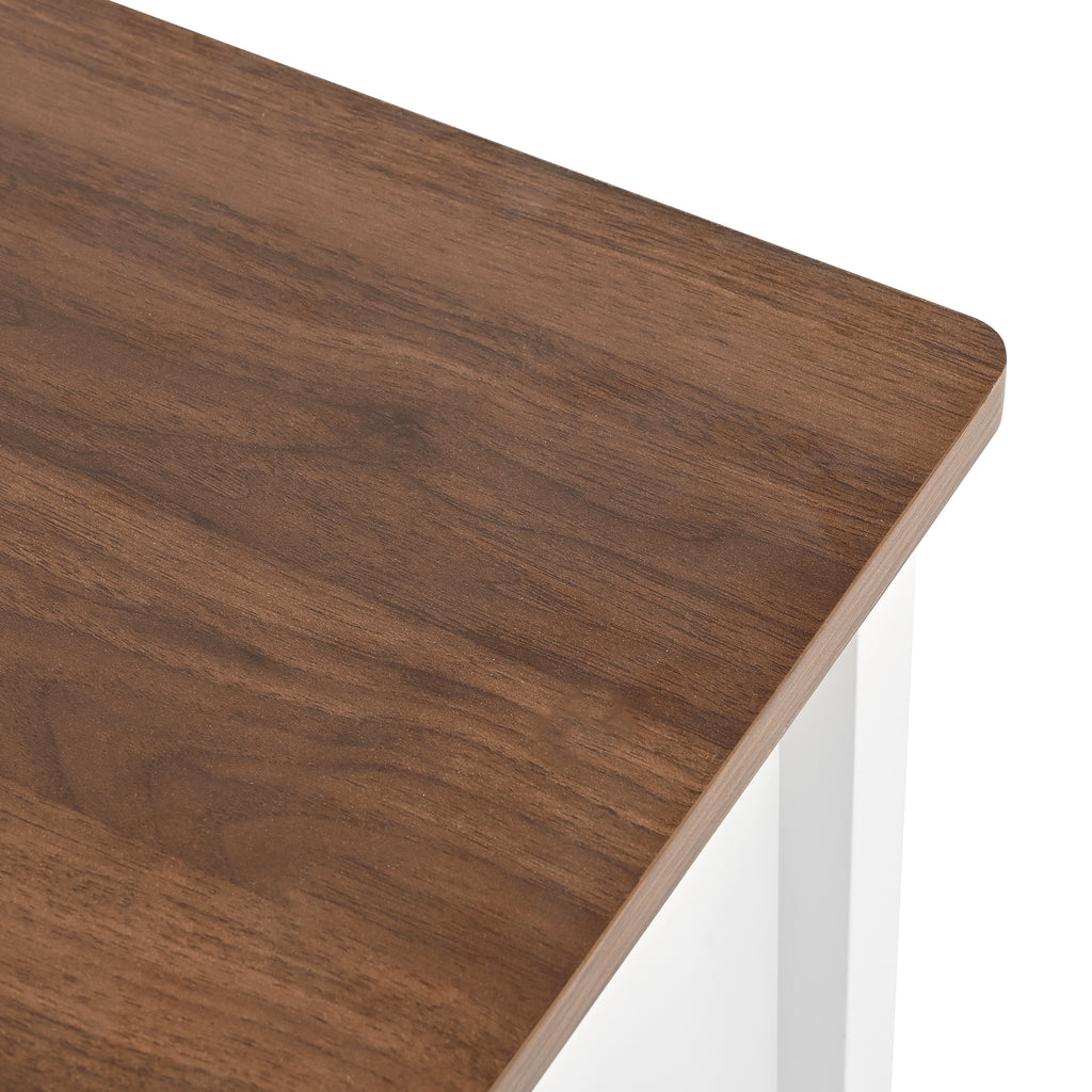 White Dresser with 5 Drawers, Tall Chest of Drawers, 5 Drawer Dresser with Deep Space, Wood Storage Cabinet for Living Room, Hallway, Office, White