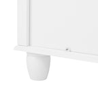 Modern Chest of Drawers, 4 Drawer Dresser, Tall Wood Storage Cabinet for Living Room, Entryway, Hallway