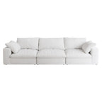 Cloud Modular Sectional Sofa with Storage Ottomans, Down Filled Comfort