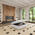 Cloud Modular Sectional Sofa with Storage Ottomans, Down Filled Comfort