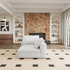 Cloud Modular Sectional Sofa with Storage Ottomans, Down Filled Comfort