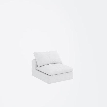 Cloud Modular Sectional Sofa with Storage Ottomans, Down Filled Comfort