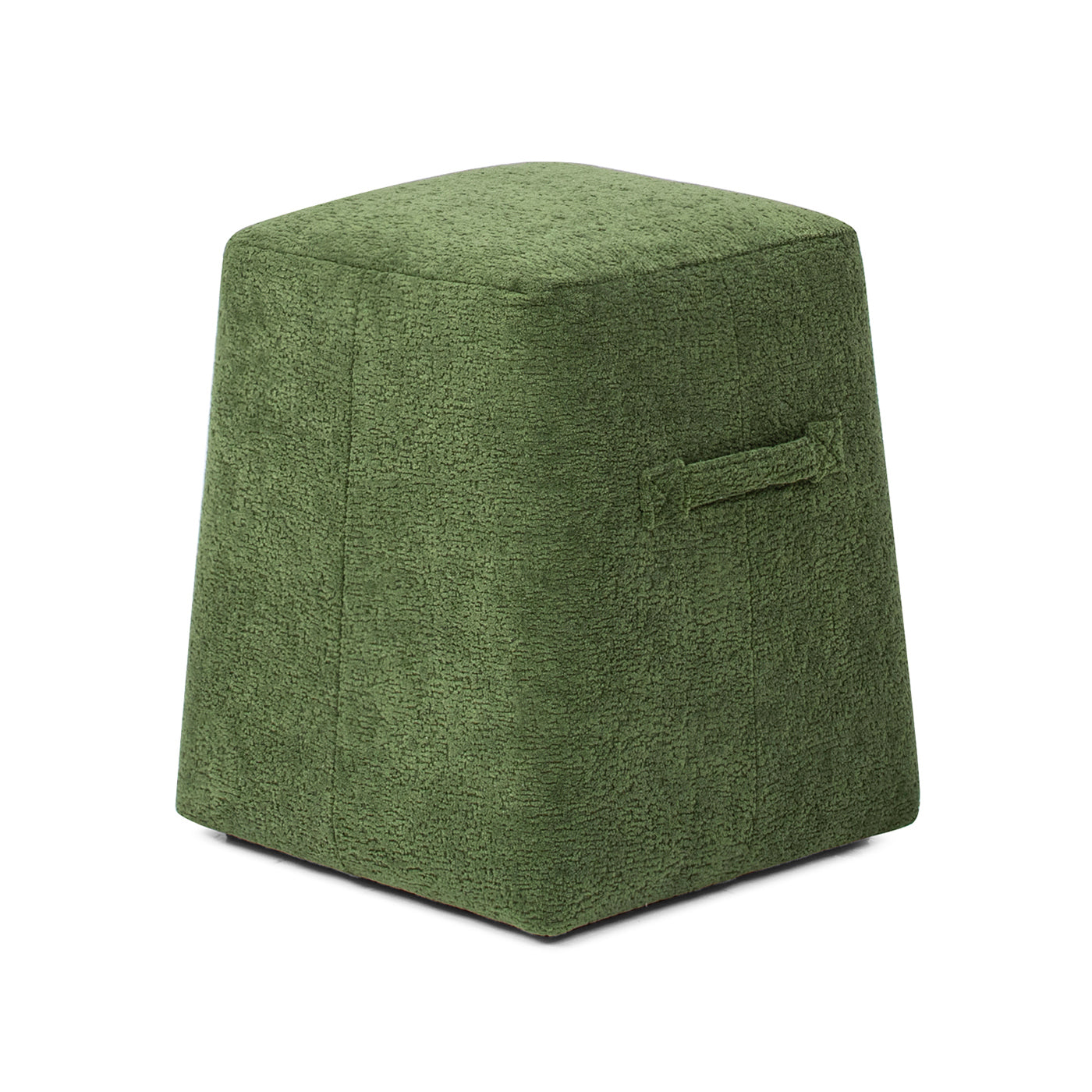 Clyde 14' Tapered Square Upholstered Ottoman, Moss Green