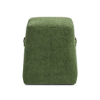 Clyde 14' Tapered Square Upholstered Ottoman, Moss Green