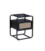 Colson Black Finish Accent Table