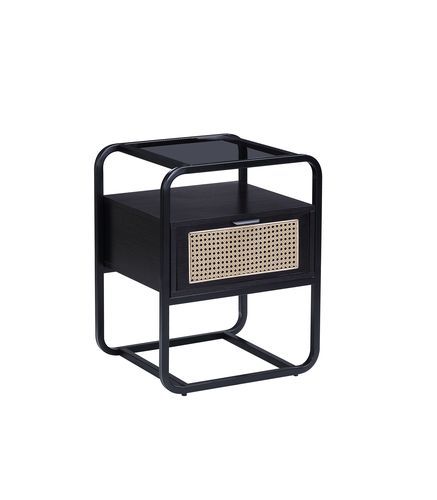 Colson Black Finish Accent Table
