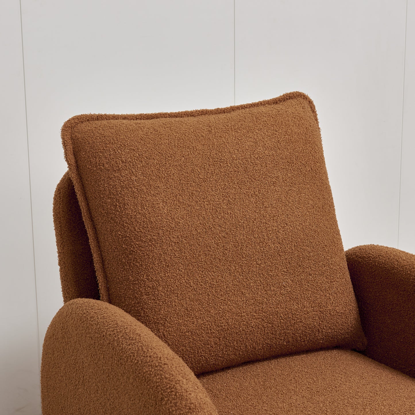 Modern Sherpa Upholstered Accent Chair,  Comfortable Living Room Armchair, Lounge chair for Bedroom, and Office – Stylish and Ergonomic Design