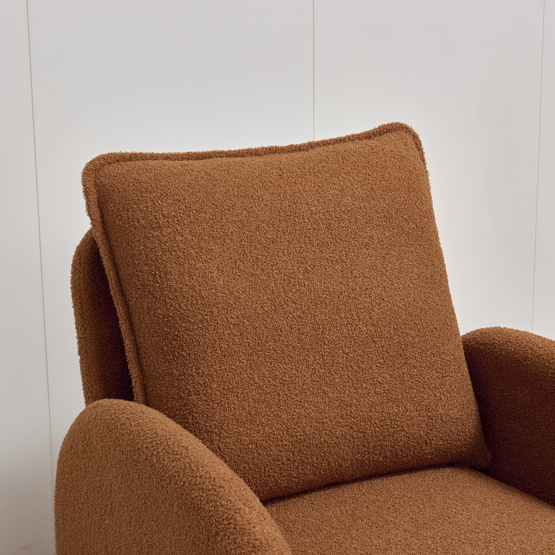 Modern Sherpa Upholstered Accent Chair,  Comfortable Living Room Armchair, Lounge chair for Bedroom, and Office – Stylish and Ergonomic Design