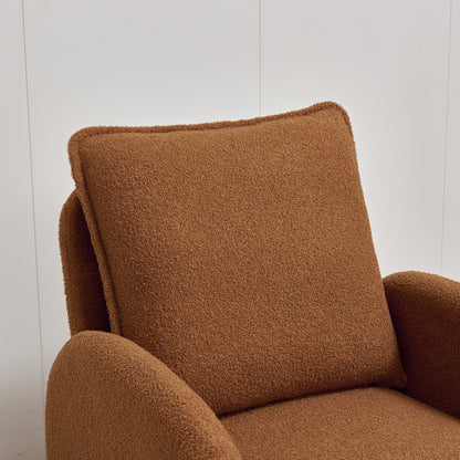 Modern Sherpa Upholstered Accent Chair,  Comfortable Living Room Armchair, Lounge chair for Bedroom, and Office – Stylish and Ergonomic Design