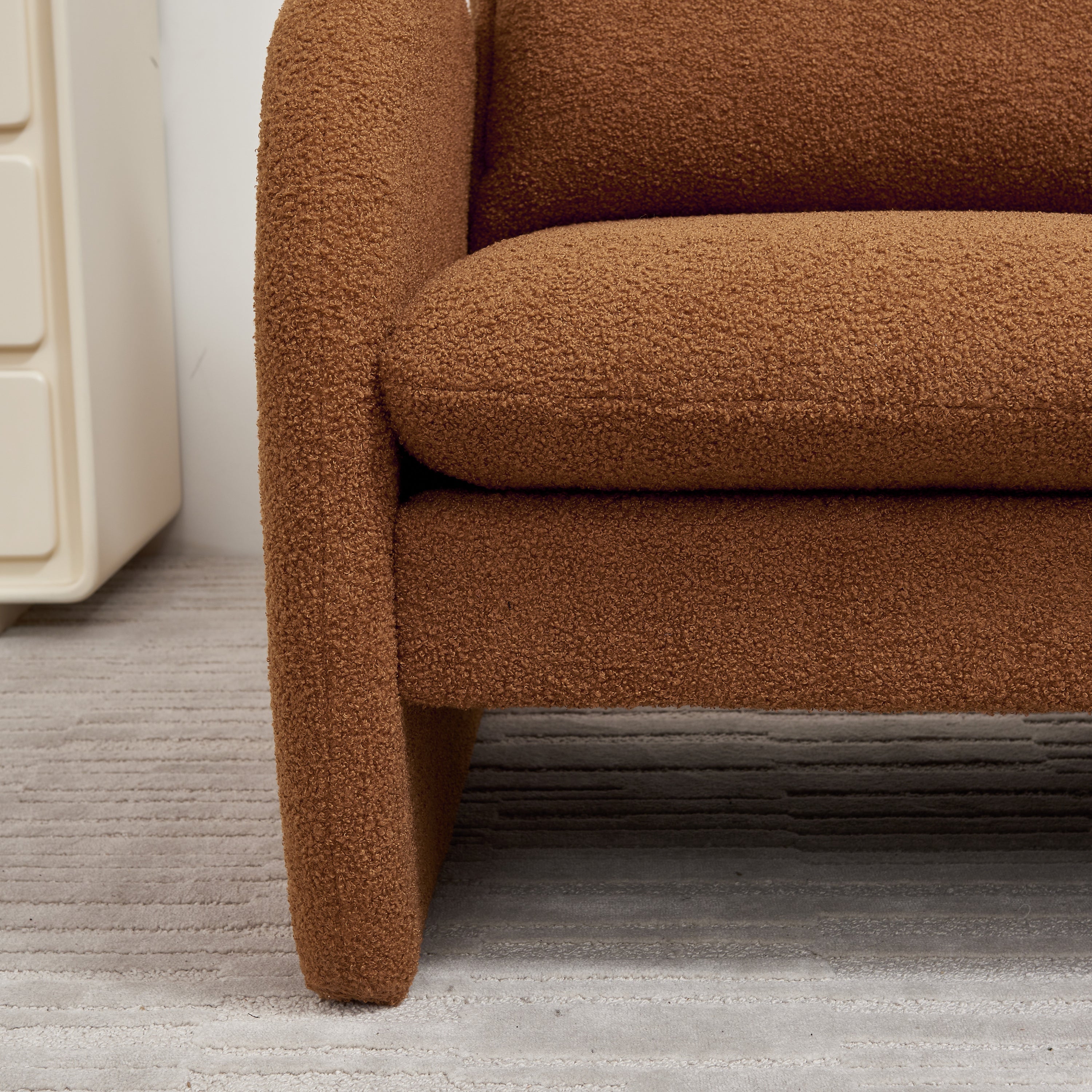 Modern Sherpa Upholstered Accent Chair,  Comfortable Living Room Armchair, Lounge chair for Bedroom, and Office – Stylish and Ergonomic Design