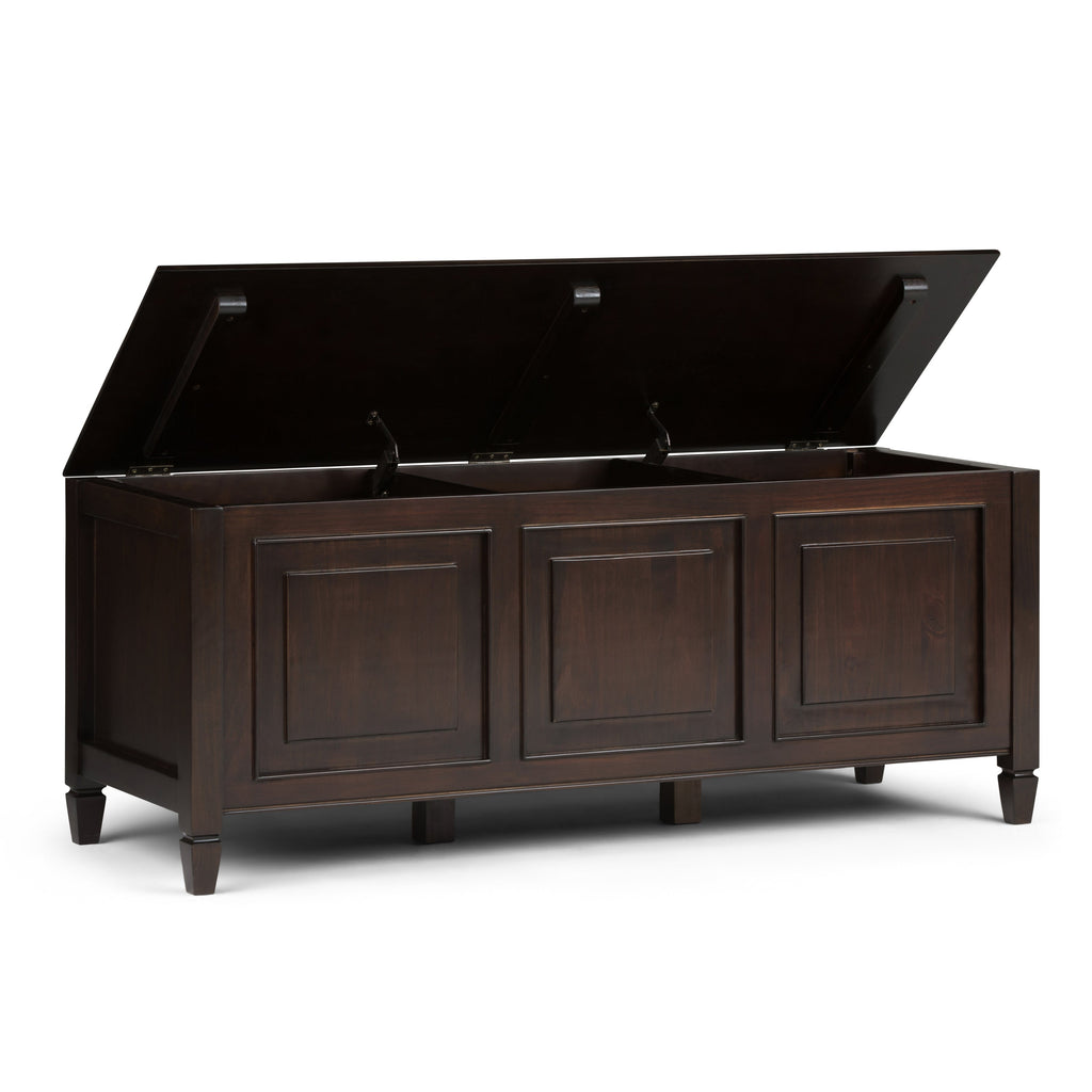 Connaught - Storage Bench Trunk - Dark Chestnut Brown