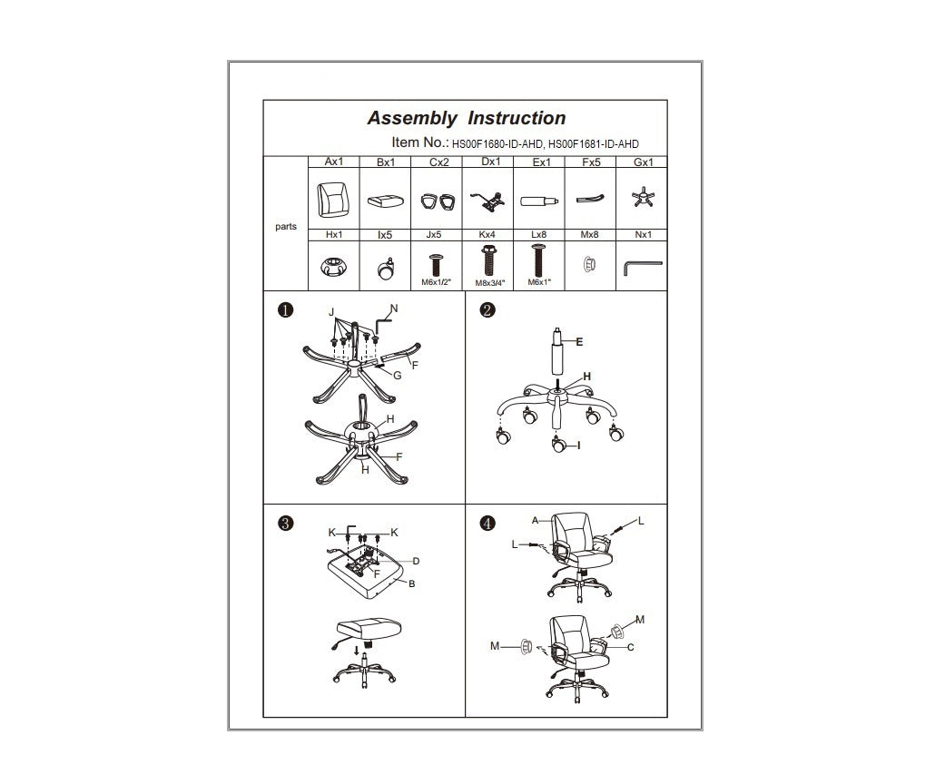 Relax Cushioned Office Chair 1pc Brown Color Upholstered Seat back Adjustable Chair Faux Leather