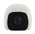 Contemporary Style 1pc Swivel Chair Boucle Upholstered 360 Degree Swivel Base armrest Slope Curved High Density Foam Beige Finish Accent Chair