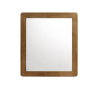 Vichy Wood and Rattan 6-Drawer Dresser with Mirror