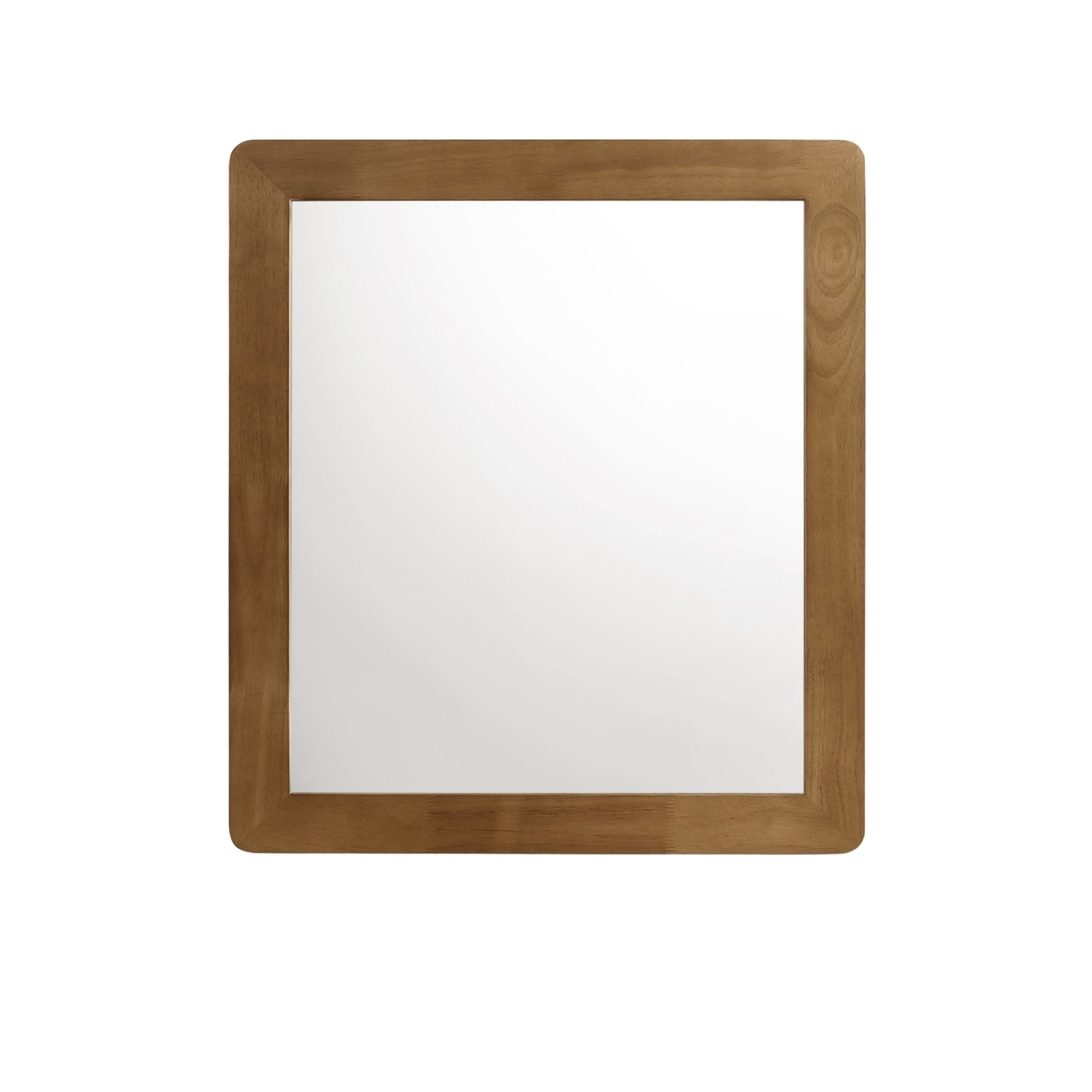 Vichy Wood and Rattan 6-Drawer Dresser with Mirror