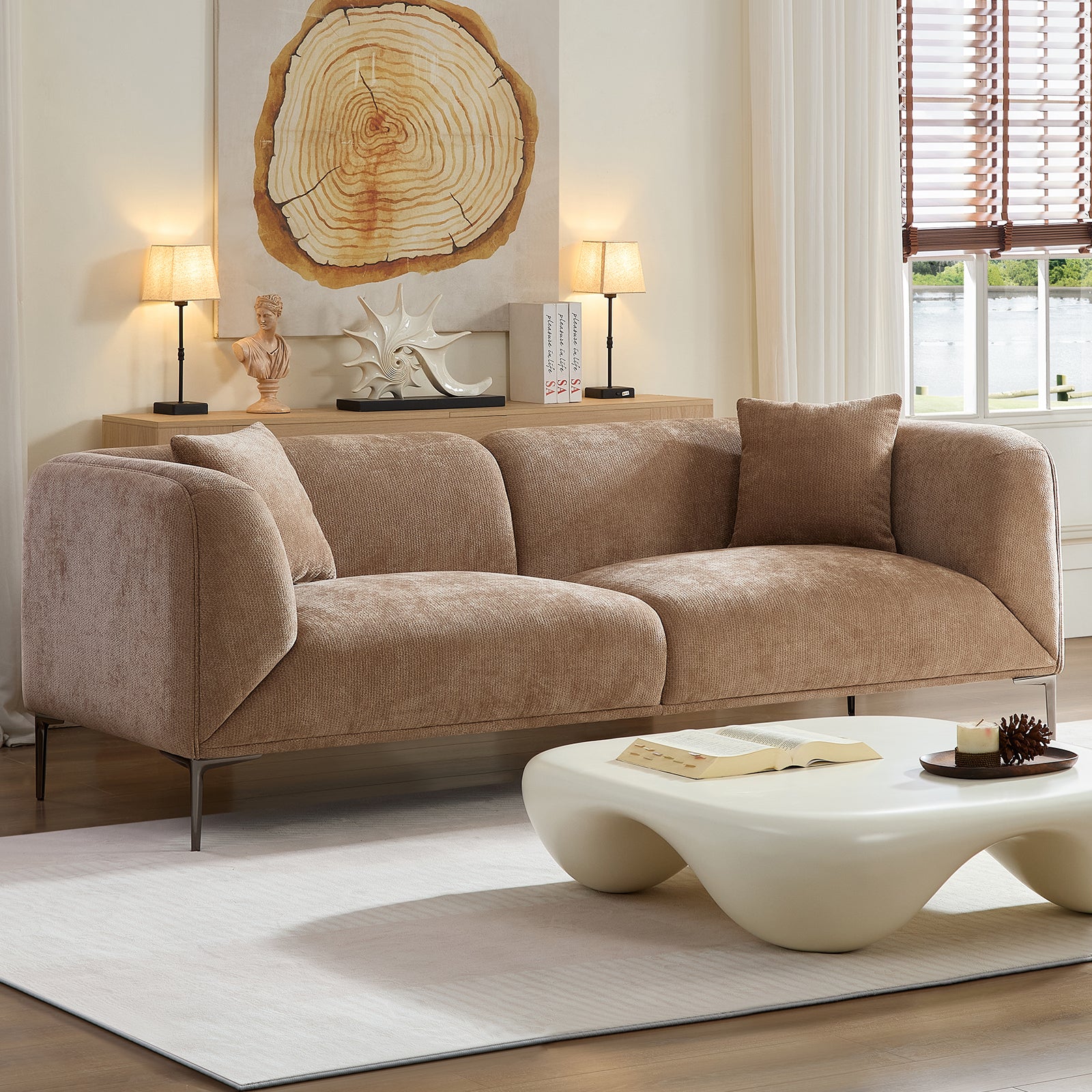 Modern Sofa for Living Room Family Movie Nights & Reading Hours Sofa