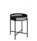 Colson Black Finish End Table