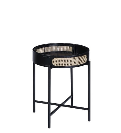 Colson Black Finish End Table