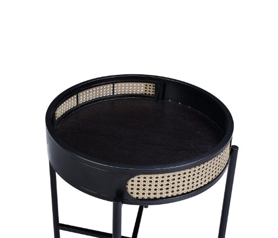 Colson Black Finish End Table