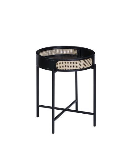 Colson Black Finish End Table