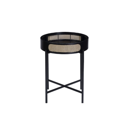 Colson Black Finish End Table