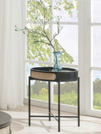 Colson Black Finish End Table