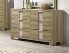 1pc Driftwood Six Drawer Dresser Wooden Bedroom Furniture
