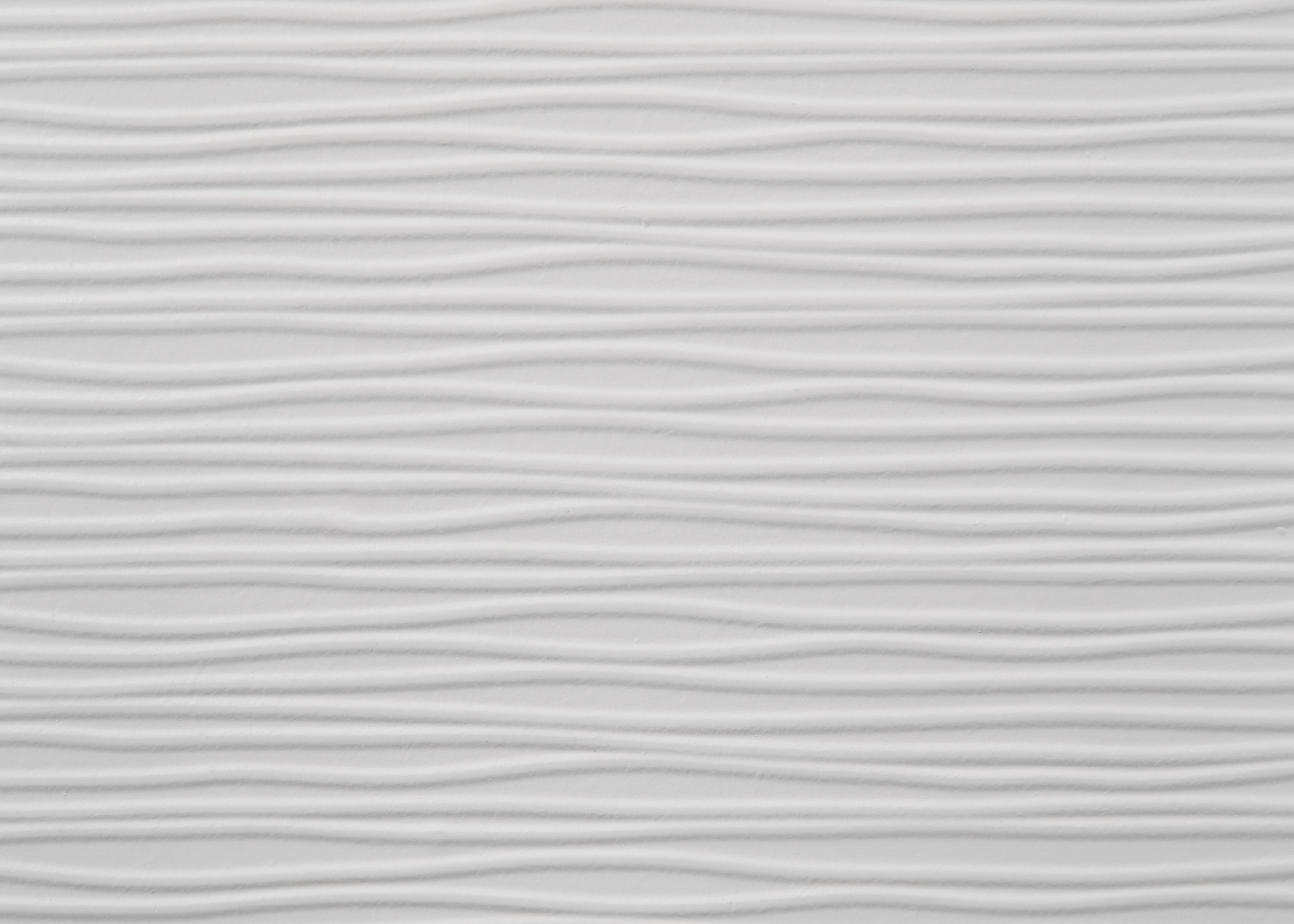 1pc King Size White Finish Panel Bed Geometric Design Frame Softly Curved Headboard Wooden Bedroom Furniture