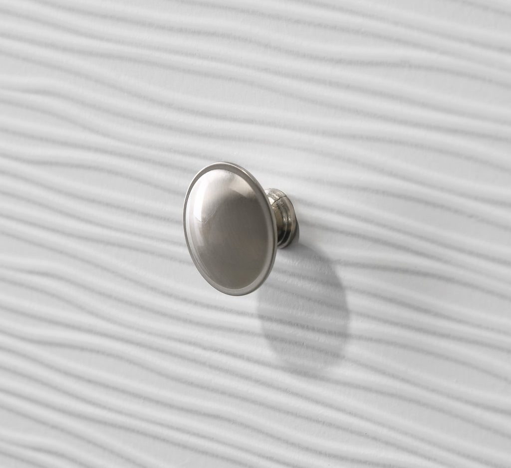 1pc Contemporary Modern 9-Drawer Dresser White Finish Round Knobs Bedroom Living Room Wooden Furniture