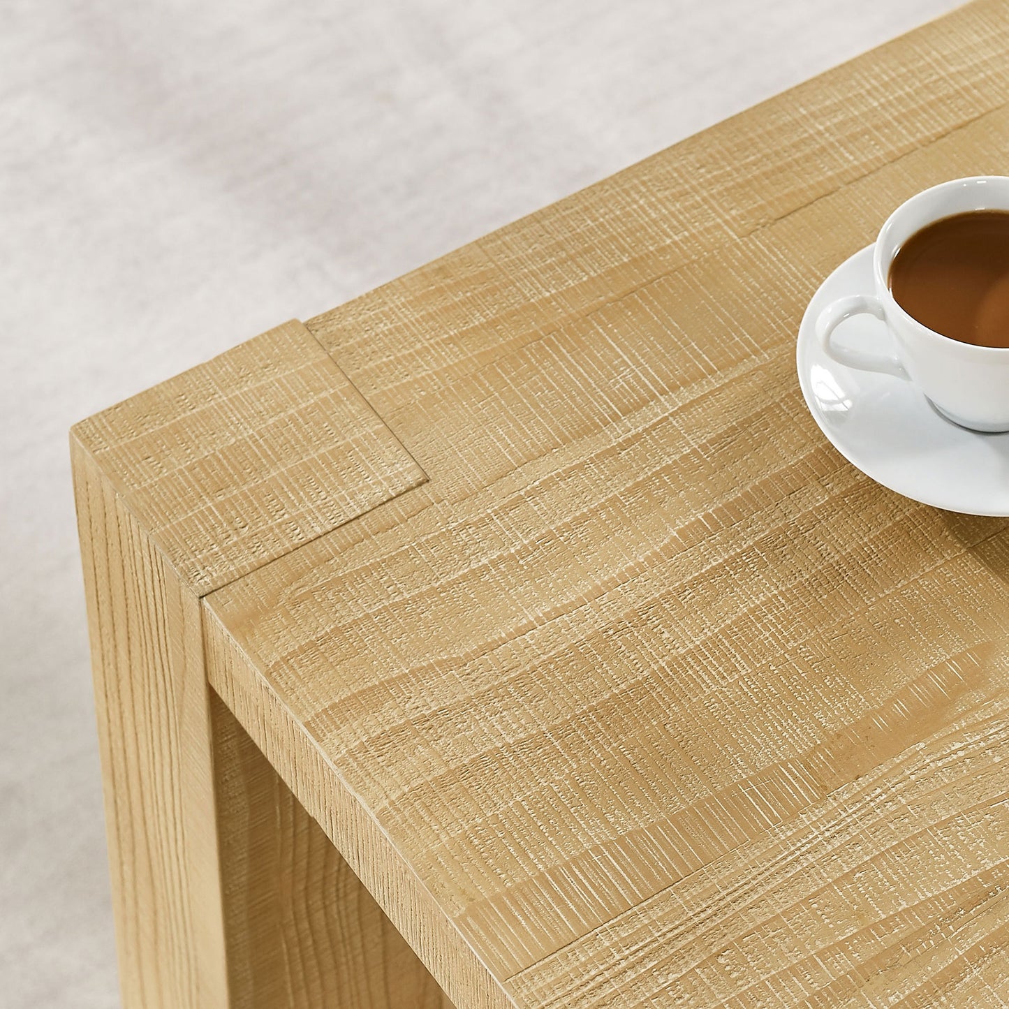 2-Piece Modern 2 tier Rectangle Coffee Table Set for Living Room,Easy Assembly Coffee Tables, End Side Tables for Bedroom Office,Natural Color Coffee Table