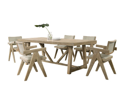 Dining Room Arm Chairs Oak Finish Upholstered Polyester Seat 2pc Dining Chairs Dining Room Furniture